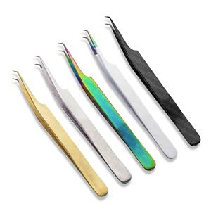 อุปกรณ์ต่อขนตาแบบมืออาชีพ ความแม่นยำสูง ปลายแหลม สำหรับเพิ่มวอลลุ่มขนตา แหนบอเนกประสงค์ บรรจุภัณฑ์แบบกำหนดเอง - Product Image 5