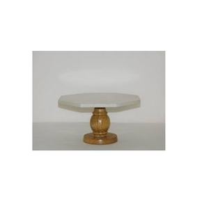 Support à gâteau en marbre de grande qualité, 3 pièces, socle rond pour Dessert, avec cadre en bois, décoration d'intérieur de mariage, 100% - Product Image 6
