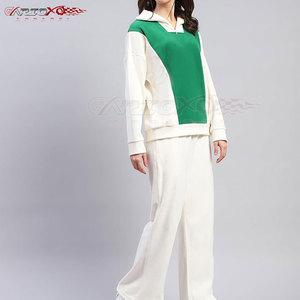 Women's Lightweight Breathable Solid Polyester Tracksuit Regular Fit Long Sleeve Top and <b>Pants</b> for Winter - Product Image 2