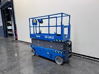 Plataforma Elevadora de Tijera/Articulada Genie GS2632 E-Drive Reacondicionada, Probada Operacionalmente, Elevador de Construcción para Trabajos Aéreos en Altura