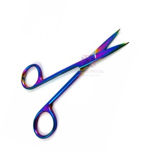 กรรไกรผ่าตัดแบบหลายสี ใช้มือจับ ผลิตจากเหล็กกล้าไร้สนิมคุณภาพสูง ได้รับการรับรองมาตรฐาน CE เหมาะสำหรับการผ่าตัดทั่วไป - Product Image 5