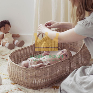 Sonajero de ratán ecológico para bebé, campanas de música naturales hechas a mano para niños, juguete de decoración para bebés y niños - Product Image 3