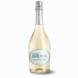 8 Rosas - Alcohol Free White <b>Wine</b> | 100% Airen 0.0% ABV | Spanish Alcohol Free <b>Wine</b> 750ml - Product Image 1