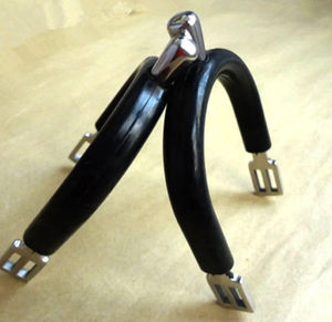 Espuelas de acero inoxidable para equitación, equipo extra para caballos - Product Image 4