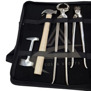 Best Quality Germany 7-Piece Horse Care Farrier Tool Kit Nickel Quality Instruments Ready to Ship Animal <b>Horseshoe</b> Hoof Care - Product Image 1