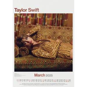 Calendario de Pared y Escritorio DIN A3 de Taylor Swift 2025, Calendario de Papel con Reloj - Product Image 4