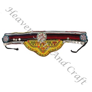 Ceinture vintage perle de danse du ventre ceinture traditionnelle afghane Kuchi Tribal BB065 Old Banjara Real Vintage Handmade Beaded Belts - Product Image 6