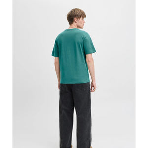 Camiseta de Cuello Redondo Lisa Extra Grande Personalizada para Hombre, 100% Algodón, Lavado Ácido Vintage, Calidad Premium, Corte Ajustado, Ropa Casual - Product Image 2