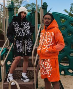 Ensembles courts d'automne avec logo brodé personnalisé pour hommes 100% coton respirant grande taille survêtements d'automne ensemble de shorts d'automne pour hommes - Product Image 6