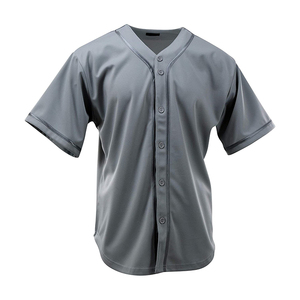 เสื้อเบสบอลระบายอากาศได้ดีใส่เล่นกีฬาใส่สบายโลโก้ได้ตามต้องการ - Product Image 4