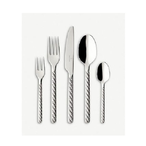 Cutlery Fabulous Design Stainless Steel Gold Spoon Fork and Knife Set of 3 Cutlery Set With Hammered Design Handle at Low Price - Product Image 4