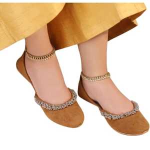 Stylish Flat Peshawari <b>Khussa</b> Jutti Handmade Pakistani Punjabi Shoes Special Leather Material Special Made Footwear - Product Image 1