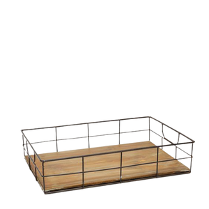 Bandeja de servicio de madera de tendencia, mango de Metal, forma Irregular, vajilla decorativa Simple para uso doméstico, accesorios de cocina - Product Image 2