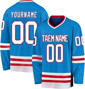 Vente en gros Logo personnalisé Maillot de hockey sur glace Sports de plein air Entraînement Vêtements de sport Maillot d'entraînement en équipe - Product Image 4