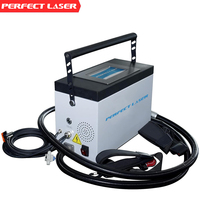 Máquina de Limpieza Láser de Fibra Portátil de 100W, Tipo Mochila, Láser Pulsado Manual para Eliminar Óxido de Metal, Limpieza de Precisión de Moldes