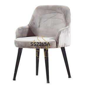 Velvet Fabric Indian Designer Handcrafted Restaurant <b>Chair</b> and Hotel Dining <b>Chair</b> - Product Image 1