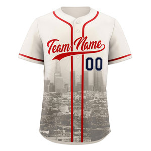 Camiseta de Béisbol BANA FIGHT WEAR 100% Poliéster - Talla Adulto, Uniforme de Equipo Personalizado, Color Sólido, Secado Rápido, Transpirable, Talla Grande - Product Image 3