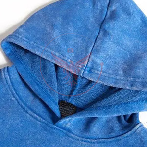 Sweat-shirts pour femmes de qualité supérieure, tendance, en coton 100%, effet délavé, avec logo sur le devant, grandes tailles - Product Image 2