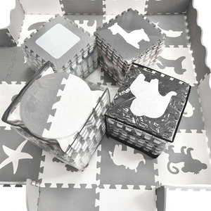 Tapetes de Juego de Espuma EVA Suave de 30x30cm, Fáciles de Limpiar, Baldosas de Espuma Encajables Seguras para Bebés - Product Image 4