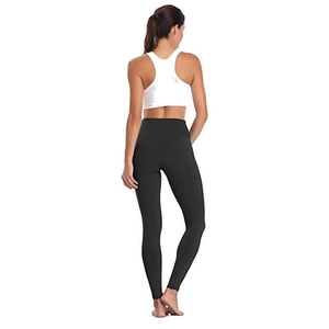 Leggings de yoga taille haute respirants, antibactériens et légers, pantalon de fitness avec cordon de serrage, longueur intégrale, pour la gym et l'entraînement décontracté - Product Image 4