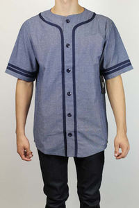 Maillots de baseball personnalisés avec grande broderie Vêtements de sport imprimés en sergé Tickle - Product Image 3