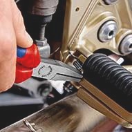 For KNIPEX Flat-Nose <b>Pliers</b> 160mm Overall Length Polished Head Black Anodized Multi-Component Handles - Product Image 5