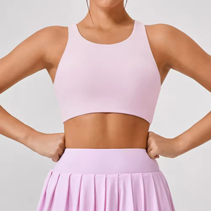 Logotipo personalizado de secado rápido transpirable cuerpo Fitness Yoga sujetador de talla grande ejercicio correr Sling espalda diseño gimnasio Sujetador deportivo - Product Image 2