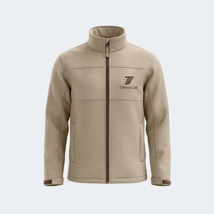 Veste Softshell Homme Style Streetwear Imperméable Col Montant Coupe Classique Haute Qualité Nouvelle Arrivée Prix de Gros Abordable - Product Image 3