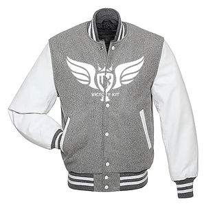 Chaqueta universitaria informal de béisbol de alta calidad para hombre, peso ligero, 100% Lana, respetuosa con el medio ambiente, nuevo diseño de invierno - Product Image 3