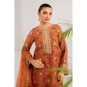 Ensemble de costume en coton brodé pour femmes UF-701 - Product Image 4