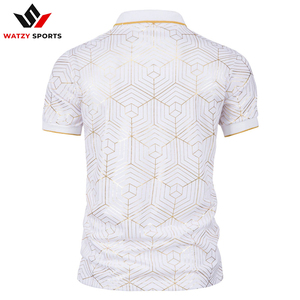 เสื้อยืดโปโลผ้าฝ้าย100% สำหรับผู้ชาย,เสื้อยืดโปโลแบบกำหนดเอง - Product Image 6