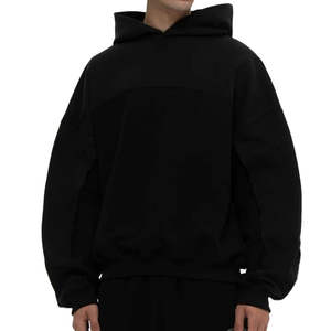 Sweats à capuche personnalisés 100% coton Pulls d'hiver pour hommes Sweats à capuche de haute qualité en molleton lourd Impression numérique Sweats à capuche surdimensionnés vierges - Product Image 1