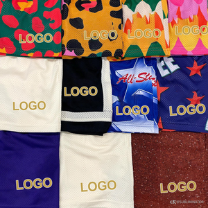 OEM Logotipo Personalizado Basquete Hommes Shorts Ginasio Malha Shorts Correndo Fitness Impresso Masculino Shorts - Product Image 2