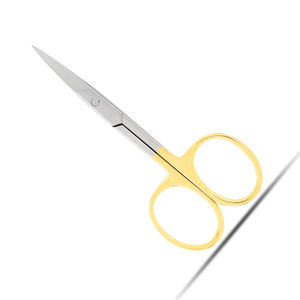 Ciseaux à cuticules très demandés, 3,5 pouces, couleur or, acier inoxydable allemand, pour retirer les cuticules - Product Image 4