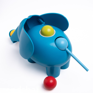 Juguete de elefante interactivo de plástico para niños a la venta para niños con bolas de colores y 5 actividades múltiples - Product Image 5