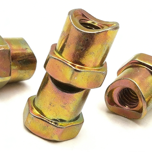 Écrou hexagonal à pas en acier au carbone, laiton, acier inoxydable, couleur zinc, <span class=keywords><strong>M6</strong></span>, personnalisé, pour conduite de <span class=keywords><strong>frein</strong></span> de moto électrique - Product Image 1