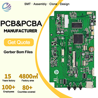 Conception de circuits imprimés double face personnalisée Gerber, carte prototype personnalisée, service d'assemblage de circuits imprimés clés en main, circuit imprimé