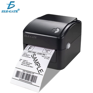 ELE-GATE Black and <b>White</b> Thermal Barcode Label <b>Printer</b> with 300DPI Resolution Ethernet Connectivity Office Usage - Product Image 1