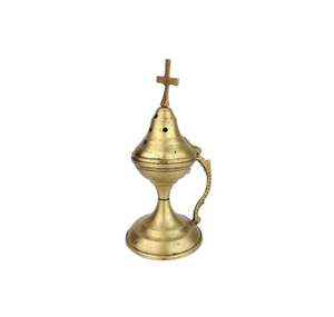 Soporte de barra de incienso de latón decorativo para mesa, quemador de incienso de mesa de lujo, incensario y olfato de buena calidad para iglesia y templos - Product Image 4