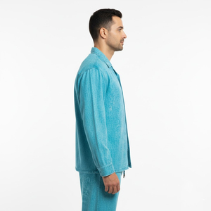 Conjunto Deportivo de 2 Piezas para Hombre, Invierno, Felpa, Mezcla de Algodón Suave, Cómodo, para Entrenamiento, Gimnasio, Ejercicio, Ropa Casual de Calle, Secado Rápido - Product Image 3