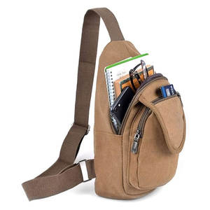 Sac bandoulière imperméable avec fermeture éclair sécurisée et options de personnalisation du logo - Product Image 5