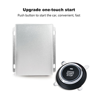 Système d'alarme de voiture universel PKE Entrée sans clé Démarrage à distance Verrouillage intelligent du moteur Démarreur à bouton-poussoir Anti-vol RFID Antidémarrage
