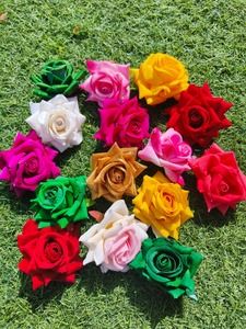 Romántico jazmín tela Rosa flor Gajra con cadena ajustable musulmán Nikah fiesta Favor mano pulsera mujer accesorio regalo - Product Image 3