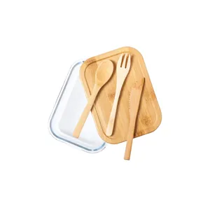 Contenitore per Pranzo in Vetro Ecologico Cuttata, Accessori Verdi per Pasti Sostenibili - Product Image 4