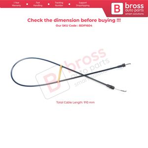 Cable de Liberación de Cerradura de Puerta Lateral Deslizante BDP1604 para Transporter T5 T5.1 T6 Carevelle Multivan 2009-2024 7E0843653 7E0843654 - Product Image 6