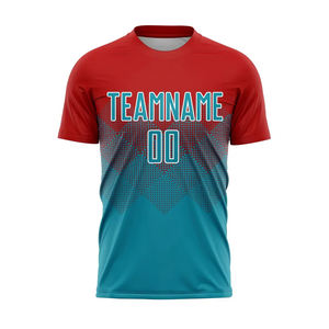 Camiseta de Fútbol 2025 de Alta Calidad, 100% Poliéster, para Clubes y Equipos, Transpirable, Ligera, de Secado Rápido, con Opciones de Nombre de Equipo Personalizado - Product Image 1