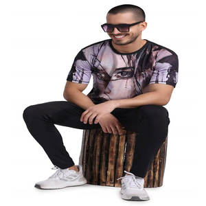 Venta al por mayor de camisetas de manga corta de hombre en fábricas tops de verano ropa deportiva de hombre de media manga ropa de gran tamaño - Product Image 5