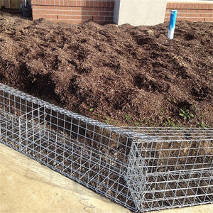 XBY Option économique jardinière clôture décorative fil de fer galvanisé 1x1x1 Gabion mur de soutènement gabion soudé - Product Image 4