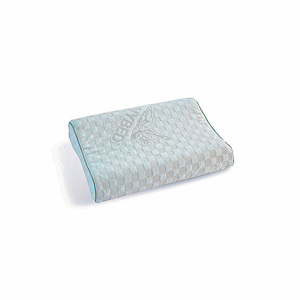 Almohada de cuello Cervical ergonómica de diseño moderno, núcleo de espuma viscoelástica de látex de alta calidad, tela transpirable cómoda para uso en la cama - Product Image 1