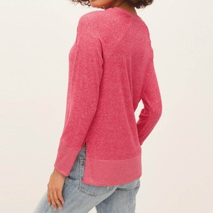 High Quality <b>Women's</b> Customized Casual Sweatshirts Pullover Comfortable Eco-Friendly Light <b>Weight</b> Knitted Sweatshirts <b>For</b> <b>Women</b> - Product Image 3